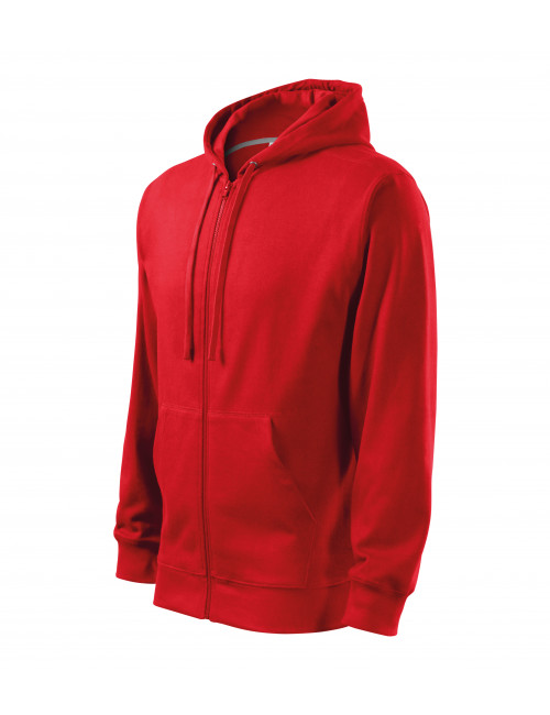 Trendiges Herren-Reißverschluss-Sweatshirt 410 rot von Adler Malfini