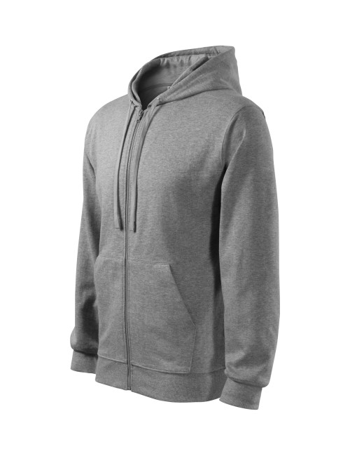 Herren-Werbe-Sweatshirt mit Reißverschluss mit eigenem Aufdruck, Logo und Stickerei