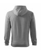 2Men`s sweatshirt trendy zipper 410 dark gray melange Adler Malfini