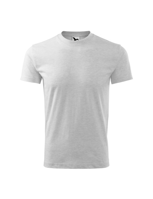 Basic Kinder T-Shirt 138 Hellgrau Melange Adler Malfini