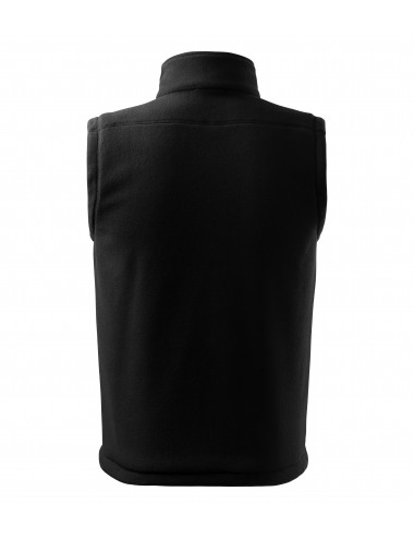 Unisex fleece vest next 518 black Adler Rimeck