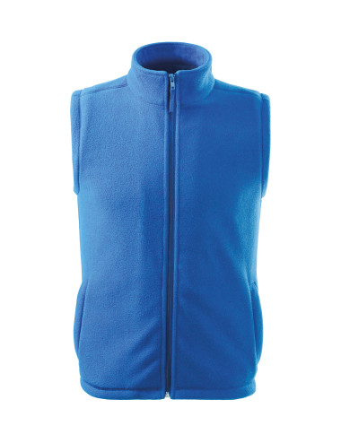 Adler RIMECK unisex fleece vest Next 518 azure logo embroidery