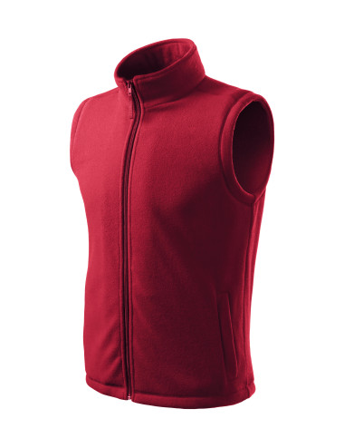 Adler RIMECK Unisex fleece vest Next 518 marlboro red embroidery