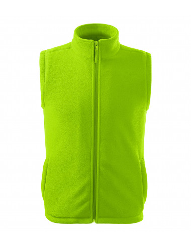 Unisex fleece vest next 518 lime Adler Rimeck