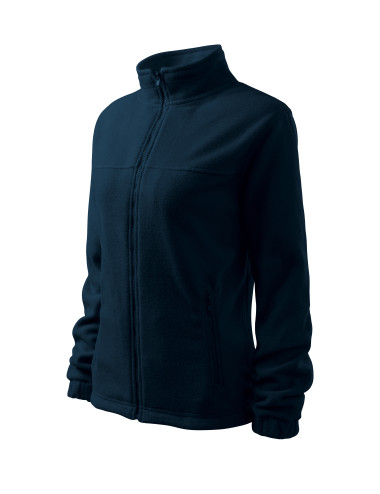 Adler RIMECK Damen Fleecejacke 504, marineblaue Stickerei, Werbebekleidung