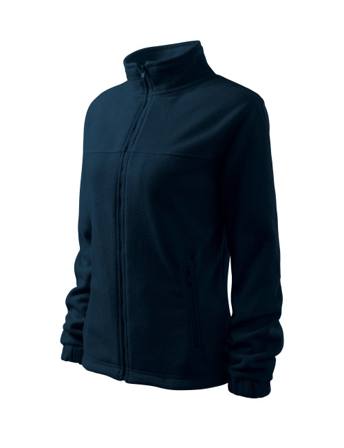 Adler RIMECK Damen Fleecejacke 504, marineblaue Stickerei, Werbebekleidung
