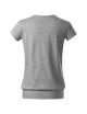Adler MALFINI Damen T-Shirt City 120, dunkelgrau melange mit Logo