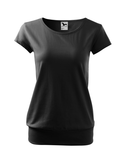 Damen T-Shirt City 120 schwarz Adler Malfini
