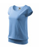 2Damen T-Shirt City 120 blau Adler Malfini