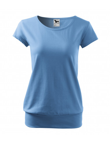 Damen T-Shirt City 120 blau Adler Malfini