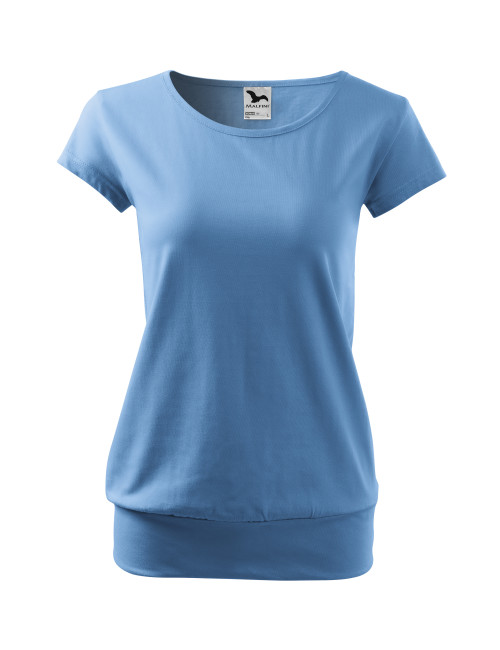 Damen T-Shirt City 120 blau Adler Malfini