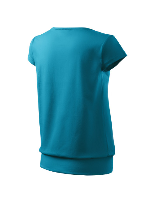 Damen T-Shirt City 120 Dunkeltürkis Adler Malfini