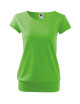 Adler MALFINI Women`s T-shirt City 120 green apple with print