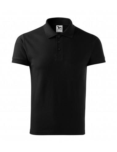 Men`s polo shirt cotton heavy 215 black Adler Malfini