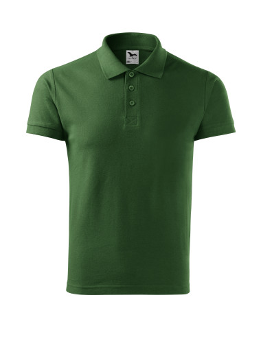 Unbedrucktes Herren-Poloshirt, flaschengrün – Malfini Adler