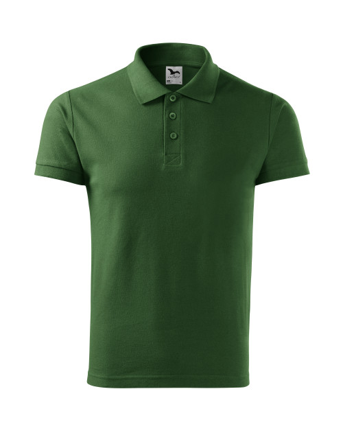 Unbedrucktes Herren-Poloshirt, flaschengrün – Malfini Adler
