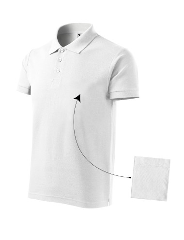 Men`s polo shirt cotton 212 white Adler Malfini