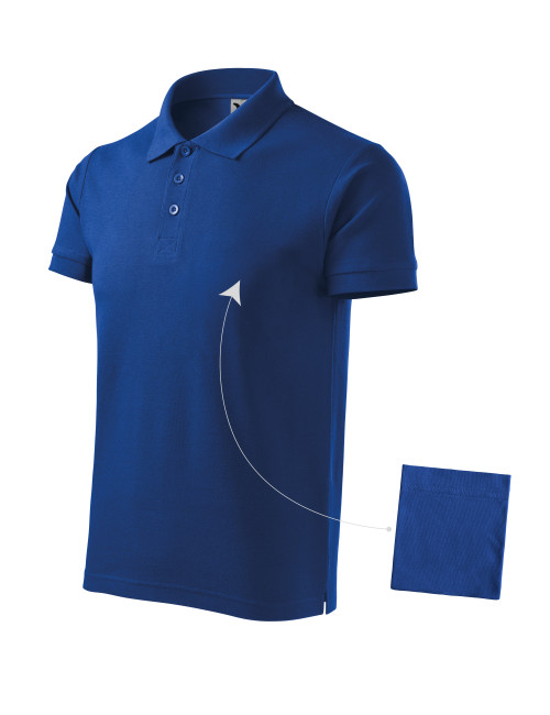 Herren-Poloshirt Baumwolle 212 Kornblumenblau Adler Malfini