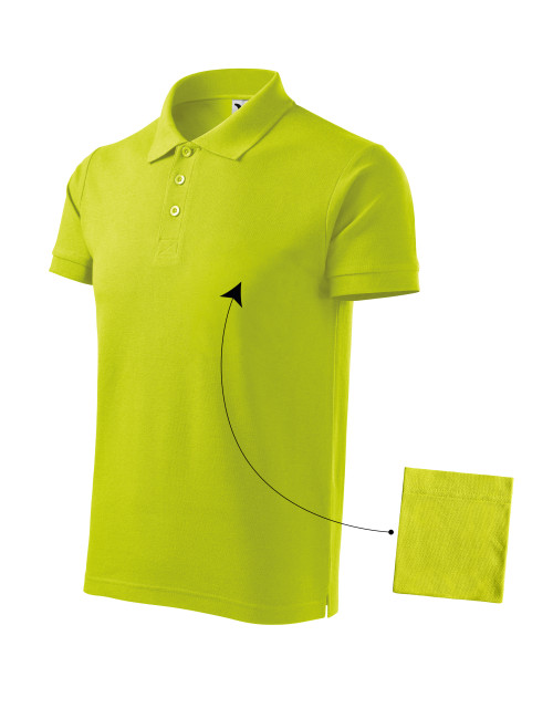 Men`s cotton 212 lime polo shirt Adler Malfini
