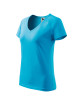 Women`s Deep Neck advertising t-shirt with your own logo, print, embroidery