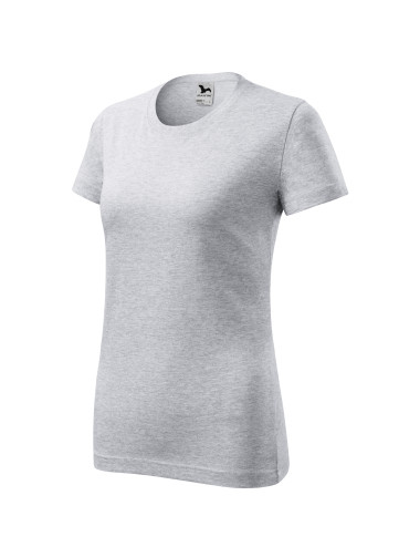 Damen T-Shirt Classic New 133 Hellgrau Melange Adler Malfini