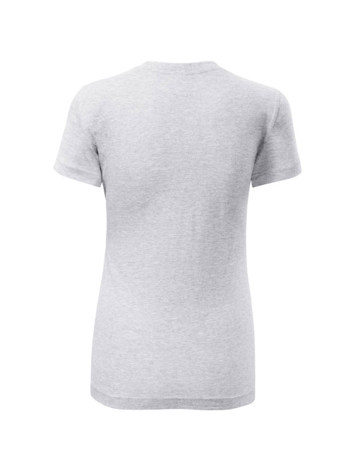 Women`s t-shirt classic new 133 light gray melange Adler Malfini