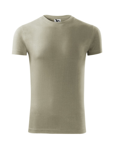 Adler MALFINI Herren T-Shirt Viper 143 hellkhaki mit Werbelogo-Stickerei