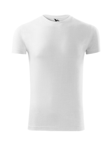 Adler MALFINI Men`s T-shirt Viper 143 white clothing with logo embroidery