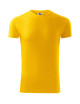 Adler MALFINI Men`s T-shirt Viper 143 yellow embroidery workwear logo