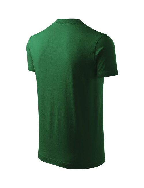 Unisex v-neck t-shirt 102 bottle green Adler Malfini