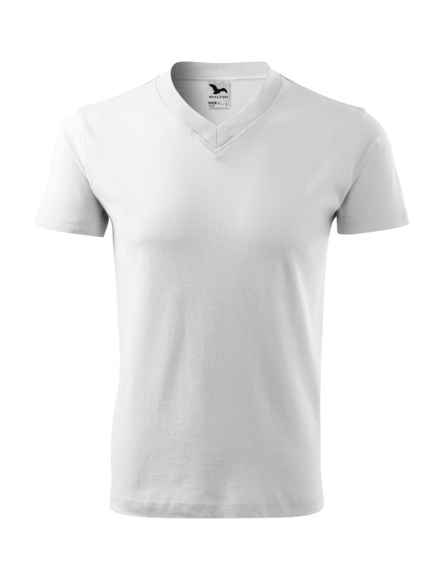 Koszulka unisex v-neck 102 biały Adler Malfini