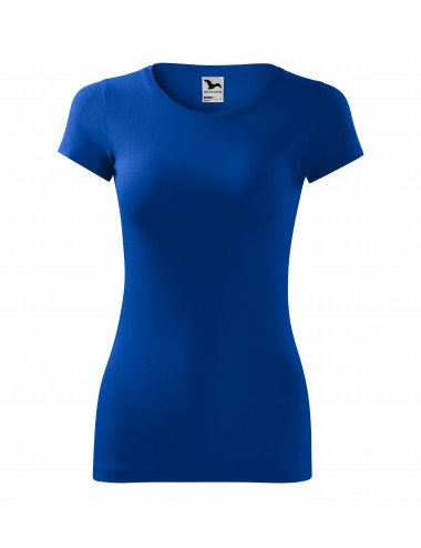 Slim-Fit-T-Shirt für Damen, 5 % Elestan, Glanz 141, Kornblumenblau, Malfini