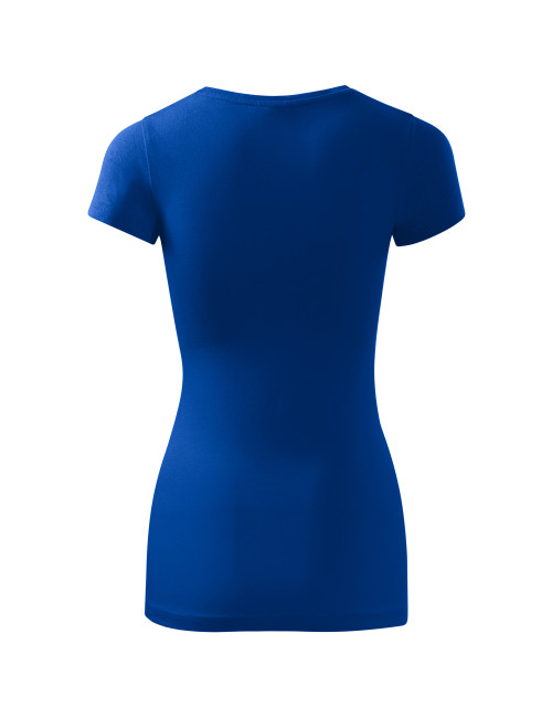 Adler MALFINI Damen T-Shirt Glance 141 Kornblumenblau mit gesticktem Logo