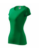 Koszulka damska slim-fit dopasowana 5% elestan glance 141 zieleń trawy Malfini
