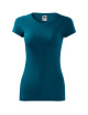 Tailliertes SLIM-FIT-T-Shirt für Damen, 5 % Lycra, GLANCE 141, Petrolblau
