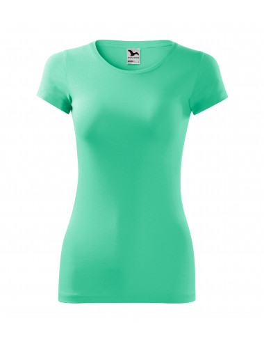 Slim-Fit-T-Shirt für Damen, 5 % Elestan, Glanz 141, Minze, Malfini