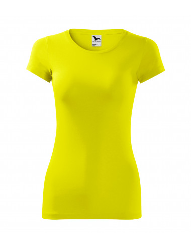 Slim-Fit-T-Shirt für Damen, 5 % Elestan, Glanz 141 Zitrone, Malfini