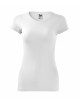 2Slim-Fit-T-Shirt für Damen, 5 % Elestan, Glanz 141, weiß, Malfini