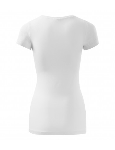 Slim-Fit-T-Shirt für Damen, 5 % Elestan, Glanz 141, weiß, Malfini