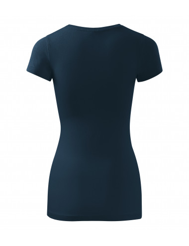 Slim-Fit-T-Shirt für Damen, 5 % Elestan, Look 141, Marineblau von Malfini