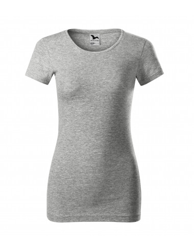 Slim-Fit-T-Shirt für Damen, 5 % Elestan, Look 141, dunkelgrau meliert, Malfini