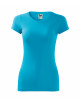 2Slim-Fit-T-Shirt für Damen, 5 % Elestan, Glanz 141, türkis, Malfini