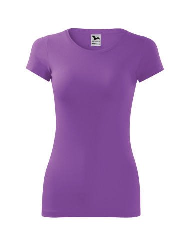 Damen-T-Shirt SLIM-FIT 95 % Baumwolle 5 % Elasthan GLANCE 141 lila