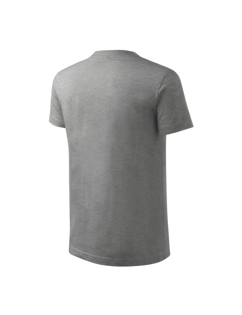 Kinder-T-Shirt klassisch neu 135 dunkelgrau meliert Adler Malfini