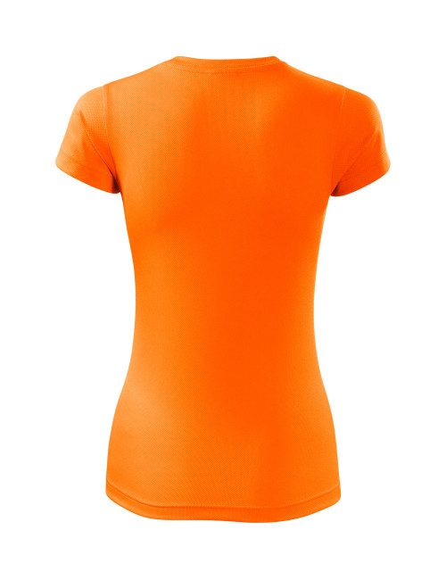 Damen-T-Shirt „Fantasie 140“ in Neonorange „Adler Malfini“.
