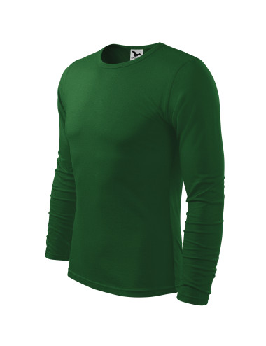 Adler MALFINI Herren T-Shirt Fit-T Langarm 119 flaschengrün