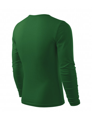 Koszulka męska fit-t long sleeve 119 zieleń butelkowa Adler Malfini