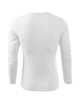 Adler MALFINI Herren T-Shirt Fit-T Long Sleeve 119, weiße Logo-Stickerei