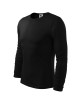 Adler MALFINI Herren T-Shirt Fit-T Long Sleeve 119, schwarze Logo-Stickerei