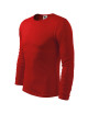 Adler MALFINI Koszulka męska Fit-T Long Sleeve 119 czerwony haft logo